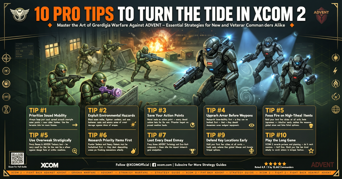 10 Pro Tips to Turn the Tide in XCOM 2